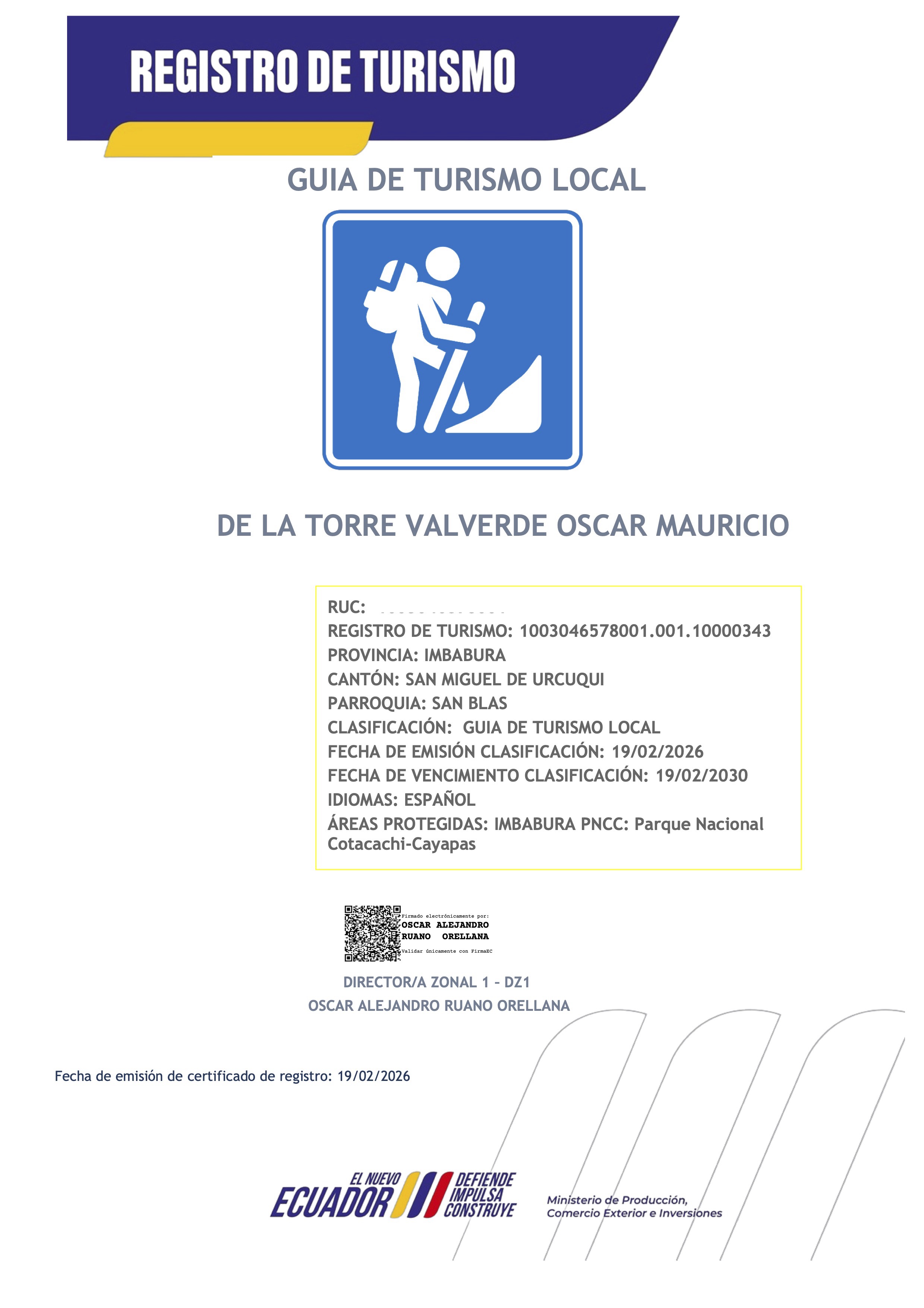 DE LA TORRE MAURICIO