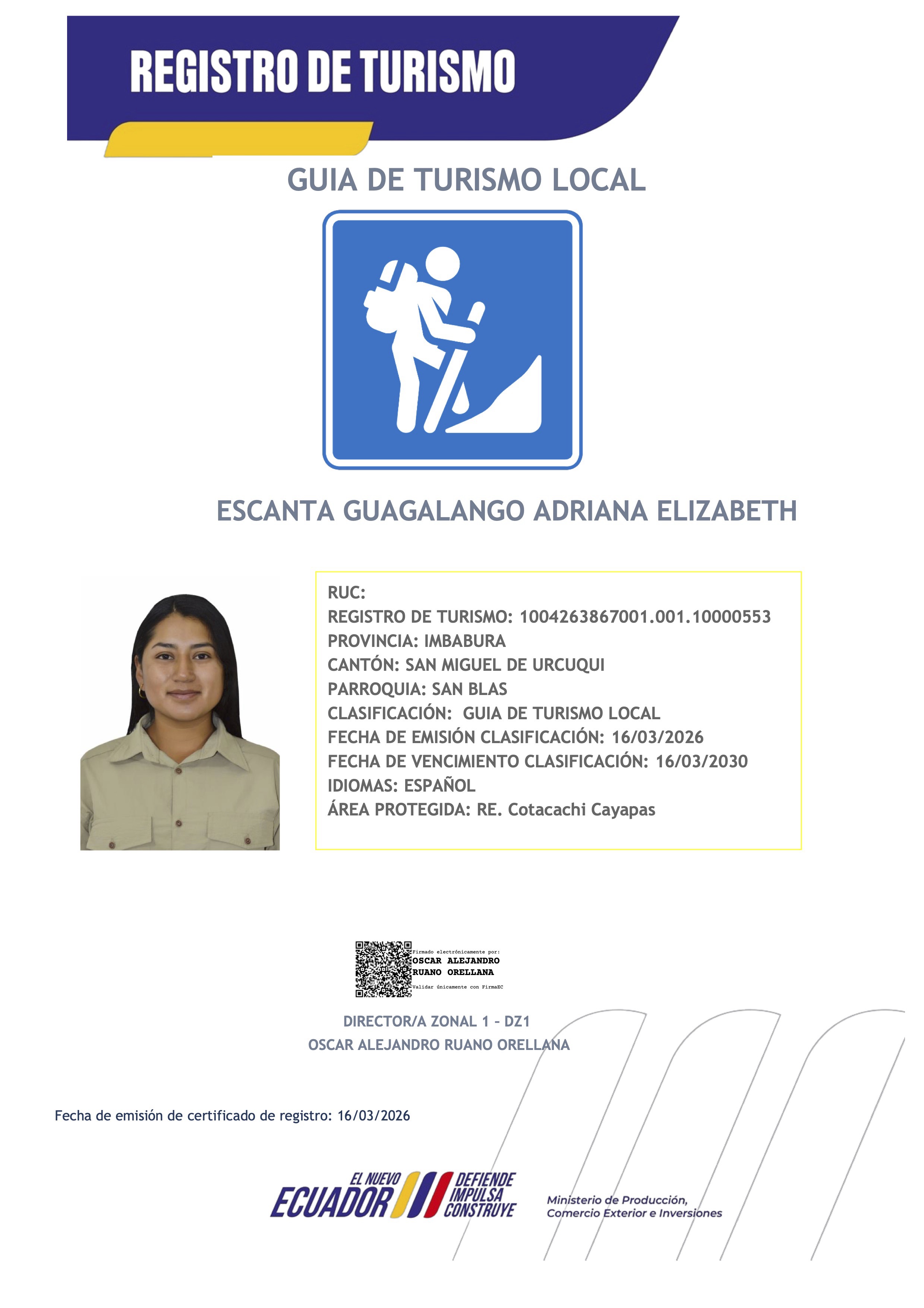 ESCANTA GUAGALANGO ADRIANA ELIZABETH